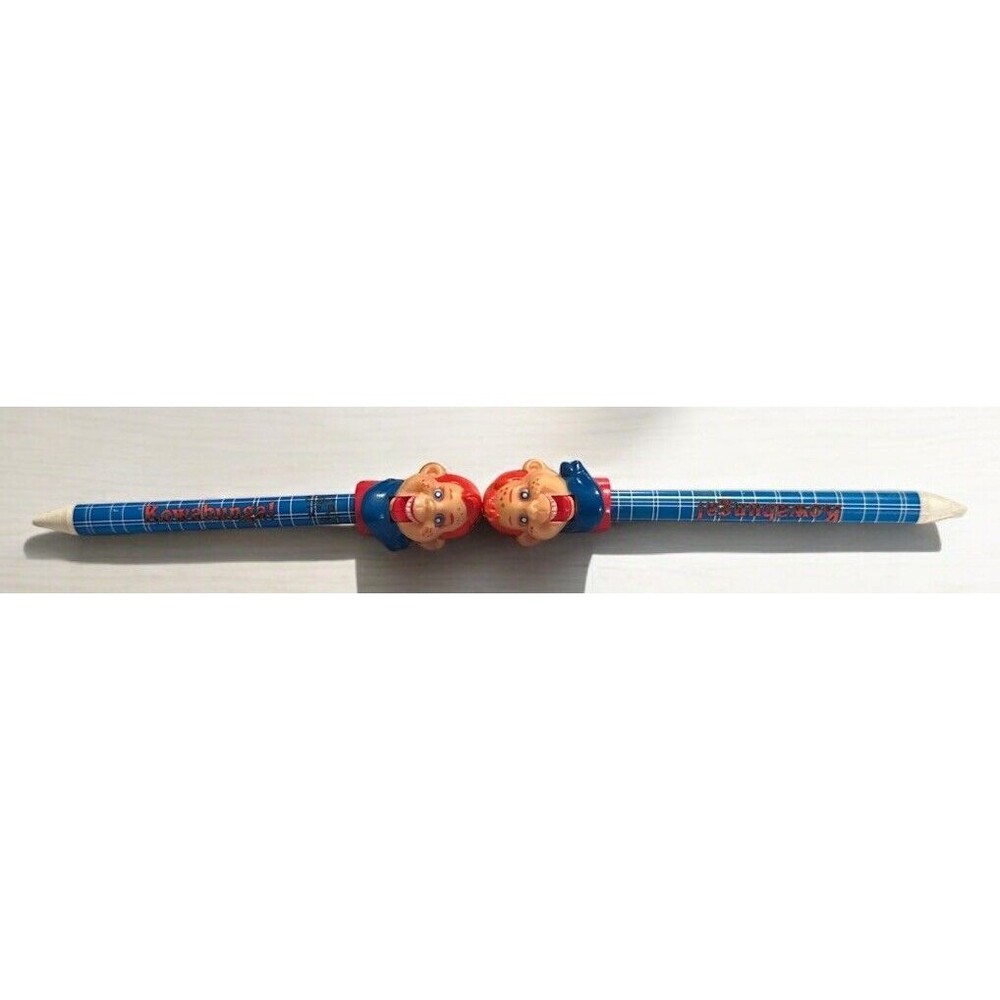 2 Howdy Doody Kowabunga Pen with Moving Mouth, Japan Ray Rohr Cosmic Artifacts